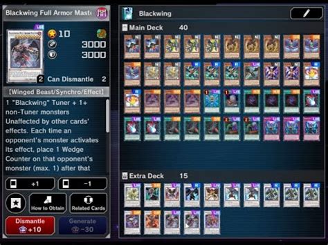 You can craft Blackwing - Sudri the Phantom Glimmer using CP-URs. . Blackwing deck master duel
